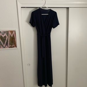 Faux wrap dress size L